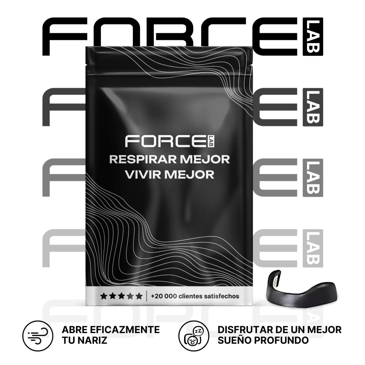 ¡ÚLTIMO DÍA DE OFERTA! KIT ForceLab™ V2 Tiras nasales magnéticas