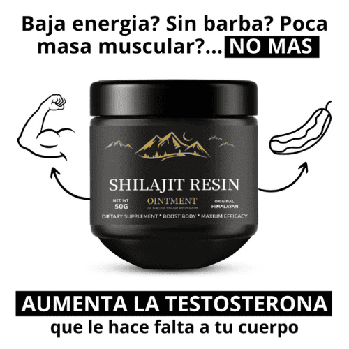 ¡50% HOY! Shilajit 100% Resina Pura - Aumenta tu testosterona y libido ahora!