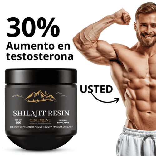 ¡50% HOY! Shilajit 100% Resina Pura - Aumenta tu testosterona y libido ahora!