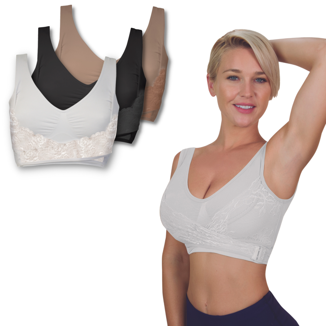 ¡Gran liquidación de stock! PACK de Sujetadores Push Up - Sin Aros Ni Costuras